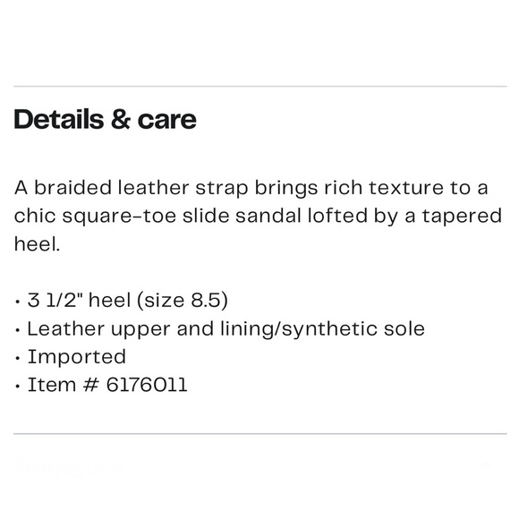 Vince Camuto Cool Mint Brelanie Braided Strap Sandals Women’s Size 8 - Picture 7 of 7